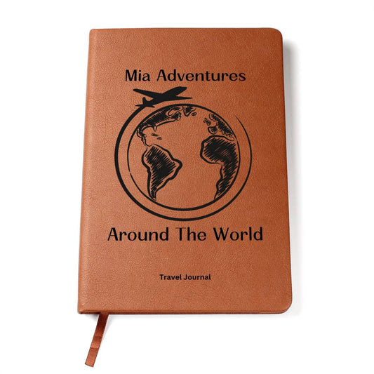 Travel Journal, Personalize Adventure Notebook, Journey Notes, Traveling, Vacation