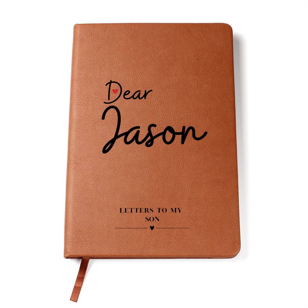 Letters to My Son Personalized Journal, Dear Son Journal, Memory Keepsake Journal | Custom Journal Notebook | Gift for Son