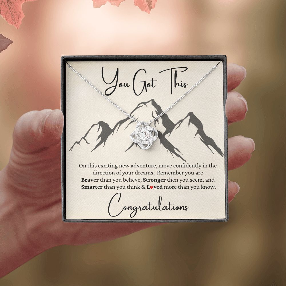 You Got This | Graduation Gift | Achievement Award Necklace