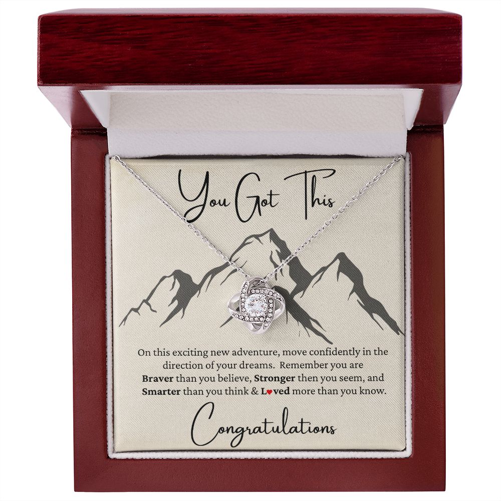 You Got This | Graduation Gift | Achievement Award Necklace