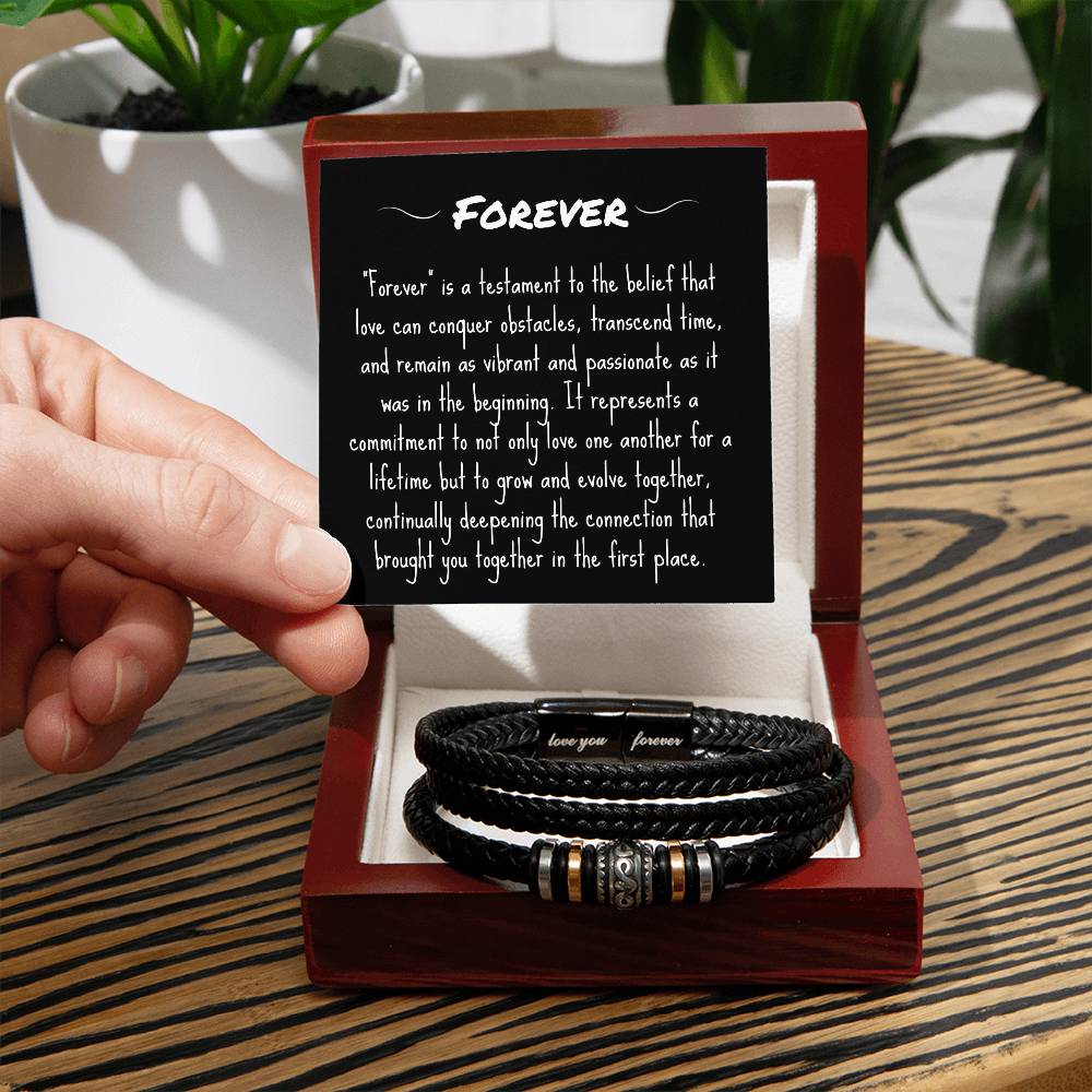 Forever Bracelet Encouragement Gift Inspirational Motivational Jewelry V2