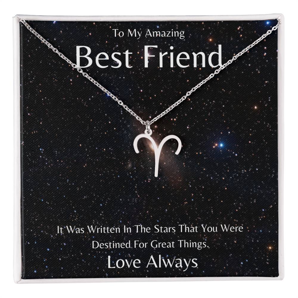 Best Friend Zodiac Necklace, Astrology Necklace, Constellation Necklace