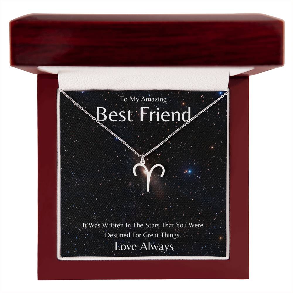 Best Friend Zodiac Necklace, Astrology Necklace, Constellation Necklace