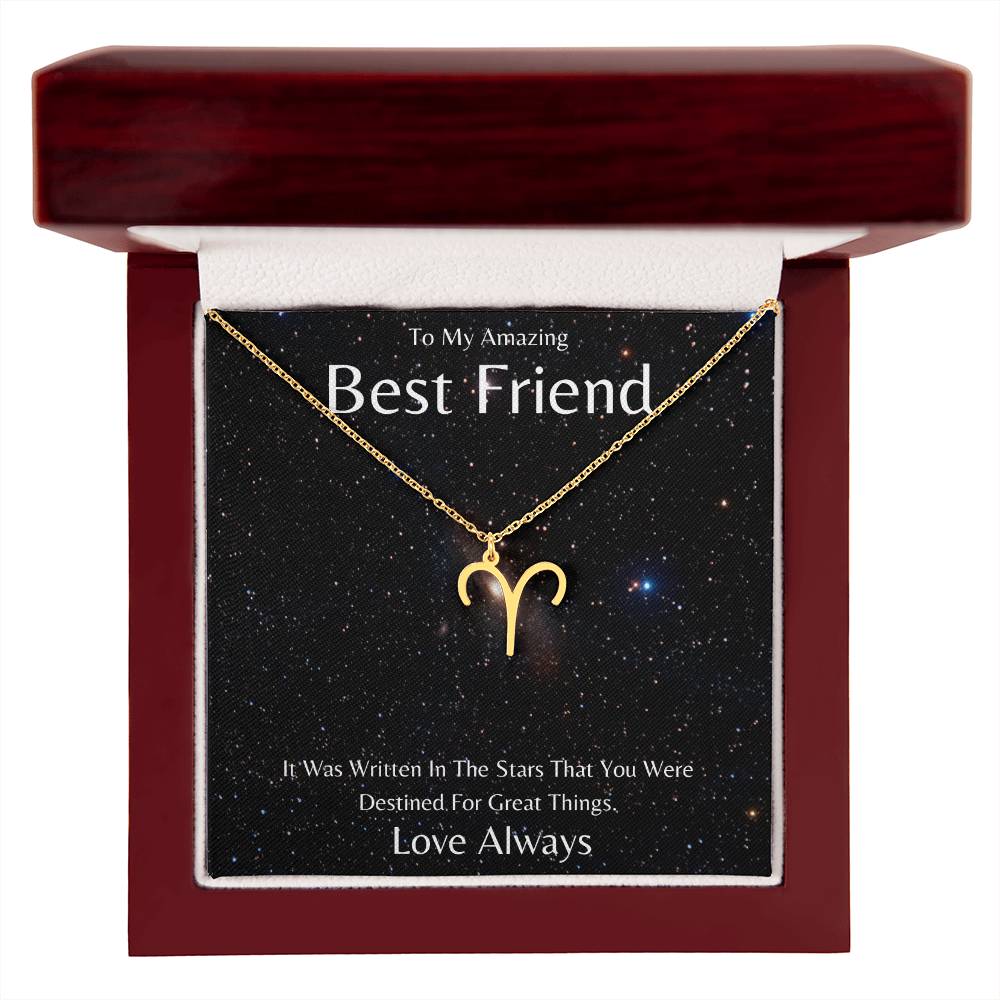 Best Friend Zodiac Necklace, Astrology Necklace, Constellation Necklace