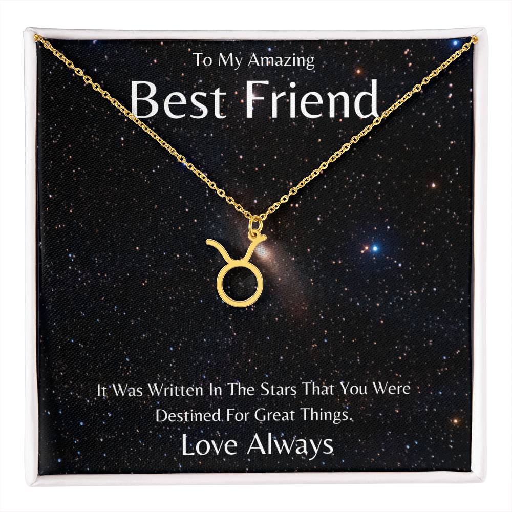 Best Friend Zodiac Necklace, Astrology Necklace, Constellation Necklace