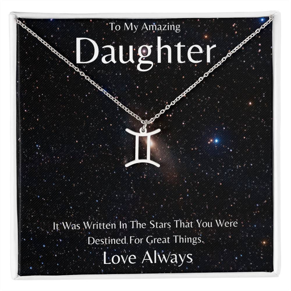 Zodiac Necklace,  Astrology Necklace, Constellation Necklace, Gift For Daughter