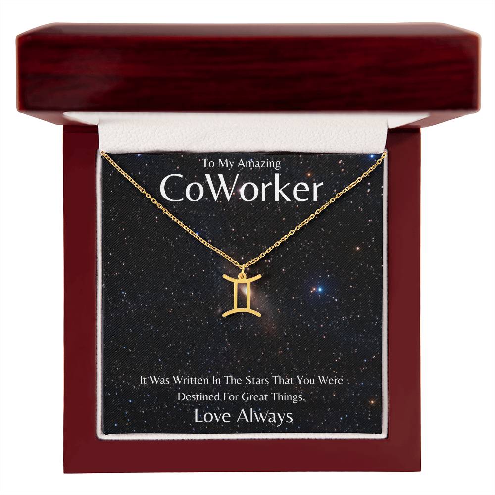 CoWorker Zodiac Necklace, Astrology Necklace, Constellation Necklace