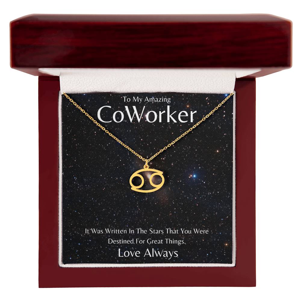 CoWorker Zodiac Necklace, Astrology Necklace, Constellation Necklace