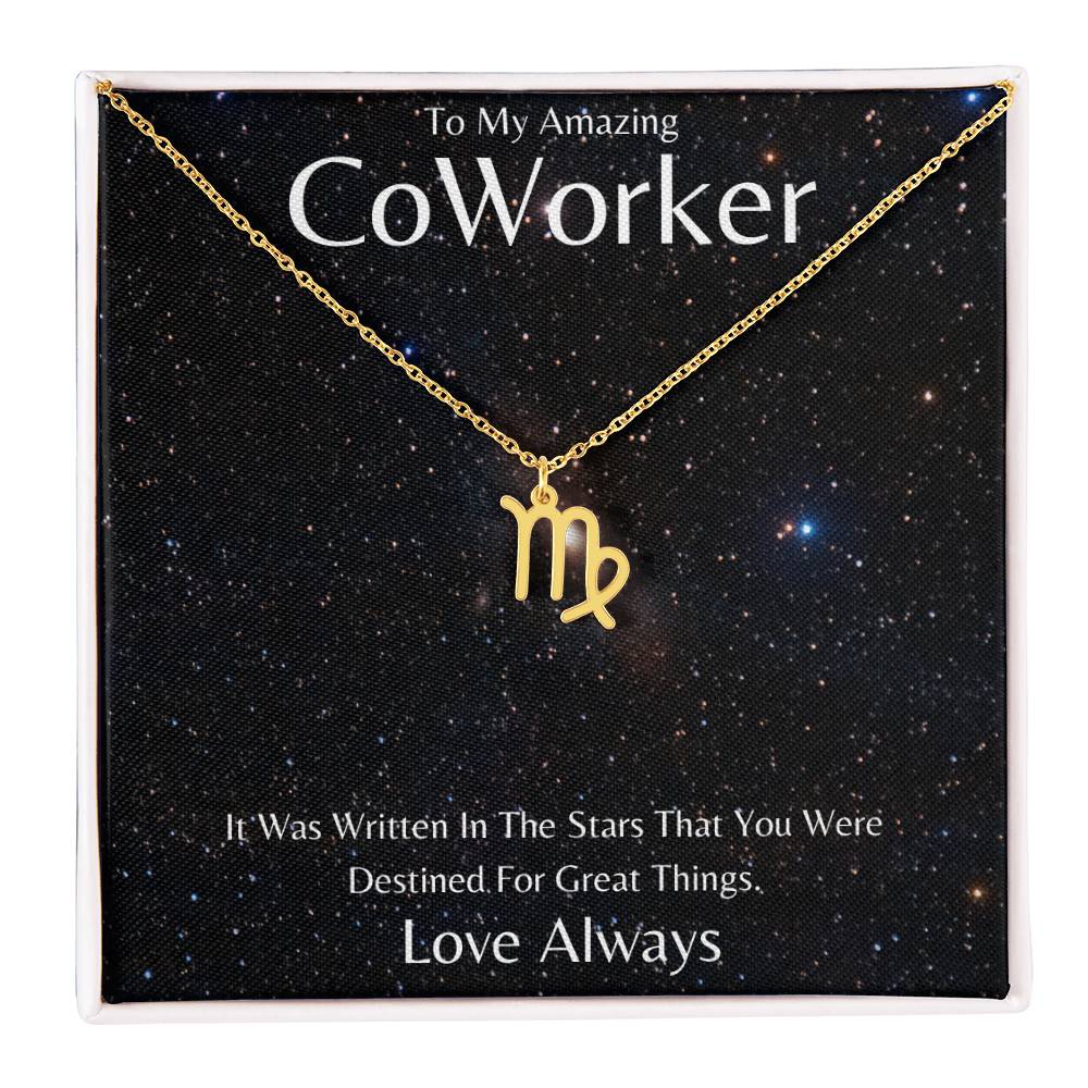 CoWorker Zodiac Necklace, Astrology Necklace, Constellation Necklace