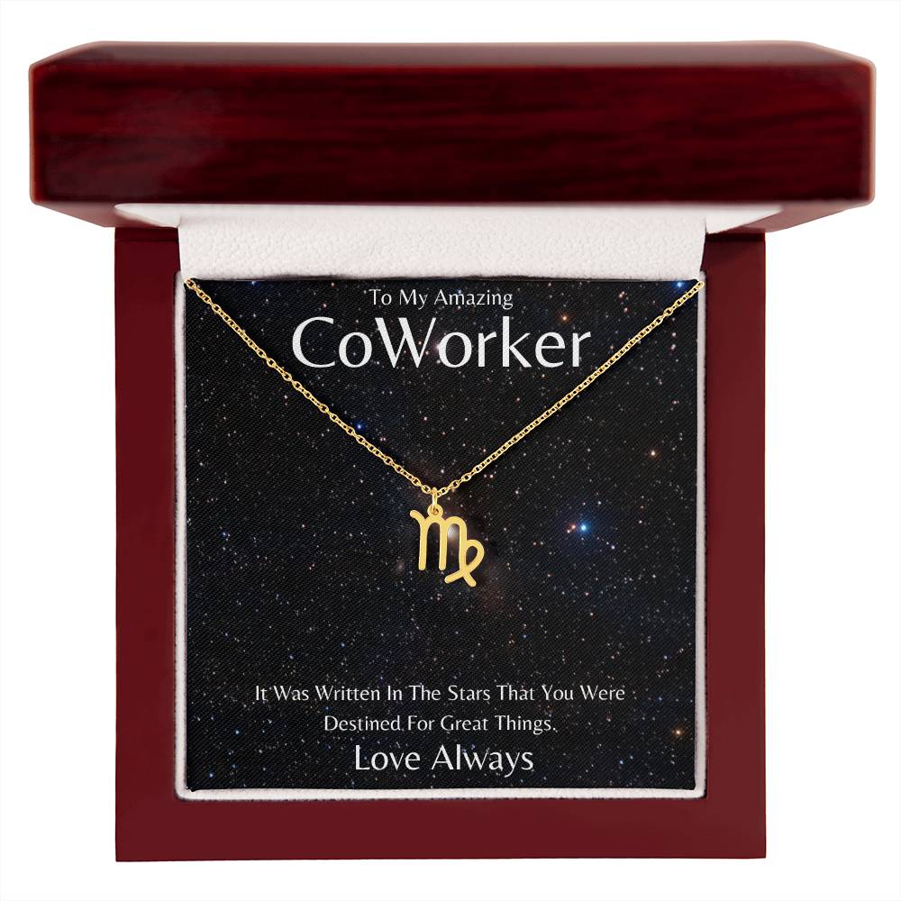 CoWorker Zodiac Necklace, Astrology Necklace, Constellation Necklace