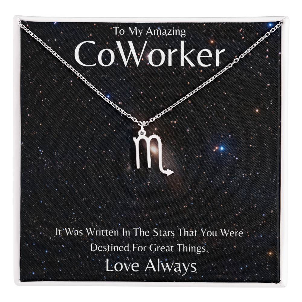 CoWorker Zodiac Necklace, Astrology Necklace, Constellation Necklace