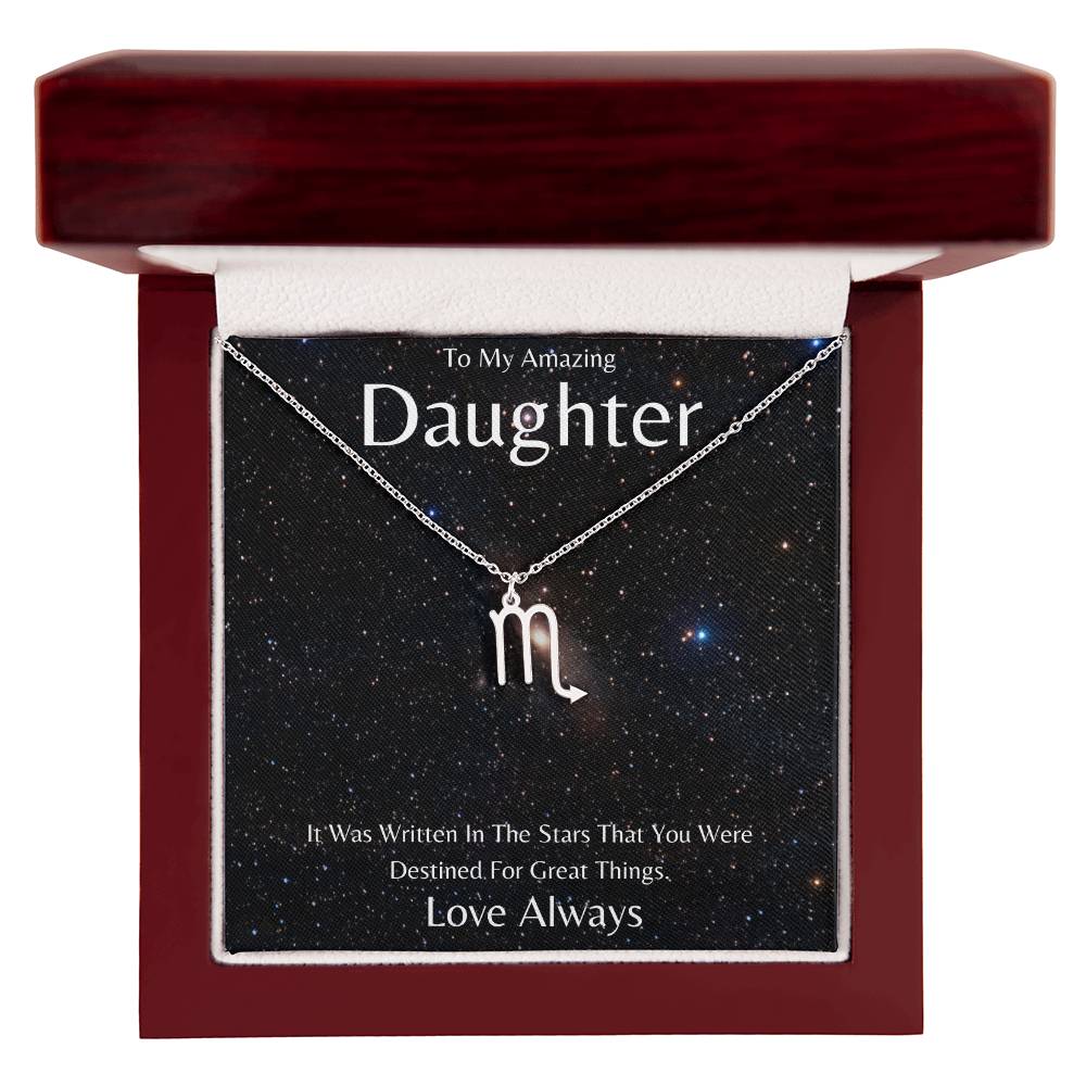 Zodiac Necklace,  Astrology Necklace, Constellation Necklace, Gift For Daughter