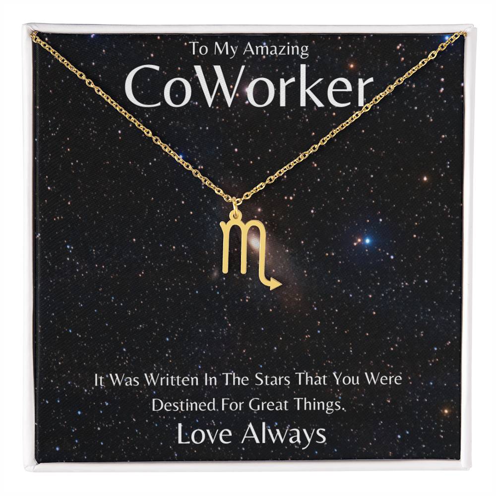 CoWorker Zodiac Necklace, Astrology Necklace, Constellation Necklace