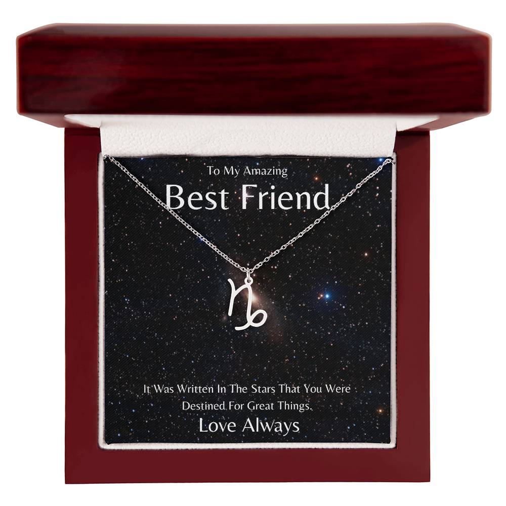 Best Friend Zodiac Necklace, Astrology Necklace, Constellation Necklace