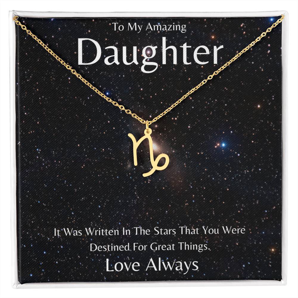 Zodiac Necklace,  Astrology Necklace, Constellation Necklace, Gift For Daughter