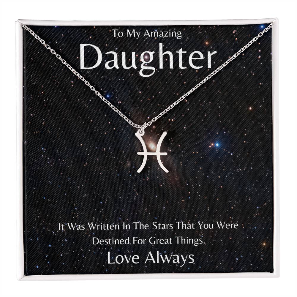 Zodiac Necklace,  Astrology Necklace, Constellation Necklace, Gift For Daughter