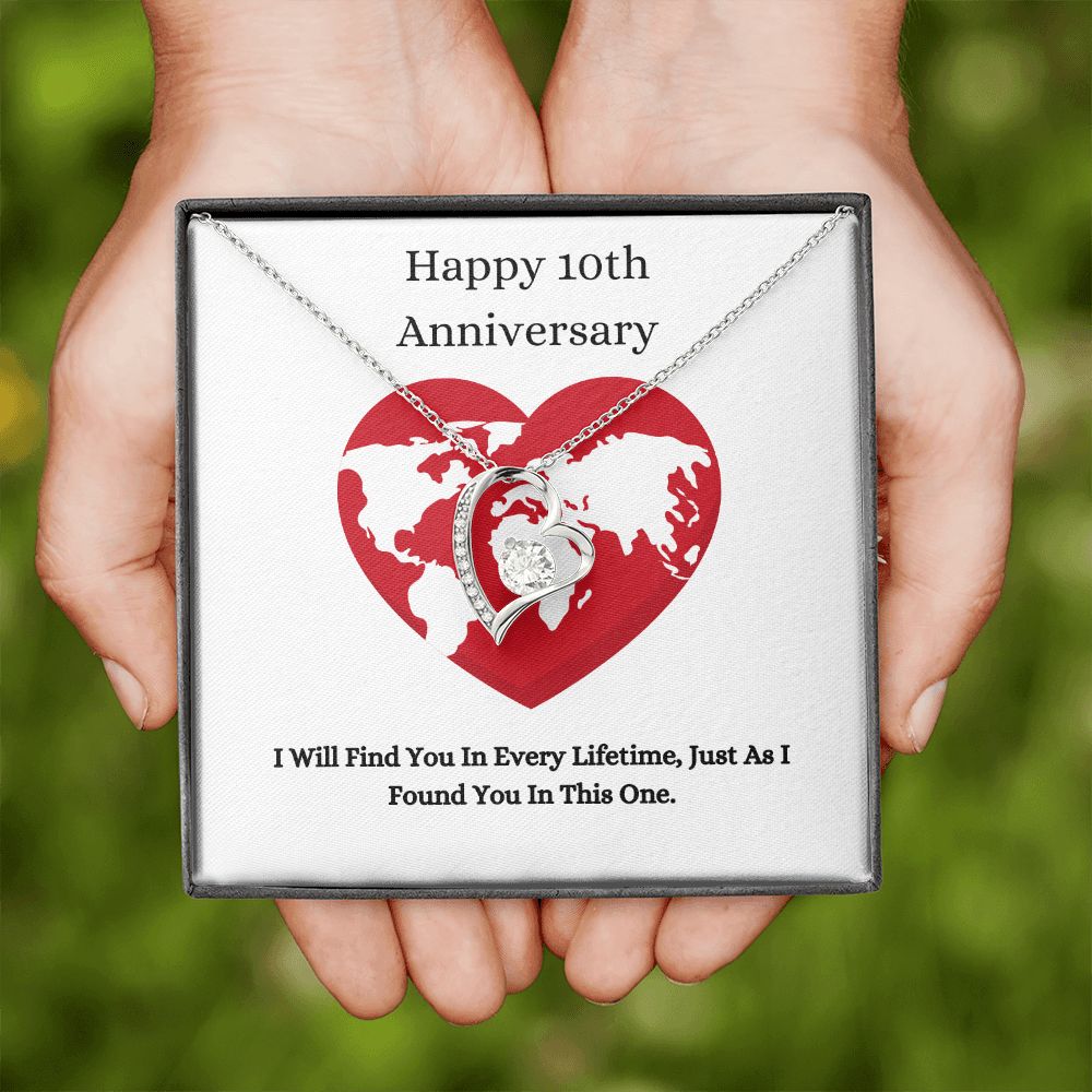 10th Anniversary | Every Lifetime | Forever Love Necklace | Wedding Gift