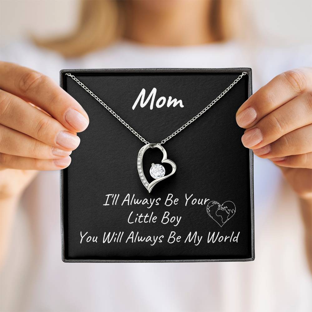 You Will Always Be My World | Forever Love Necklace | Mothers Day Gift