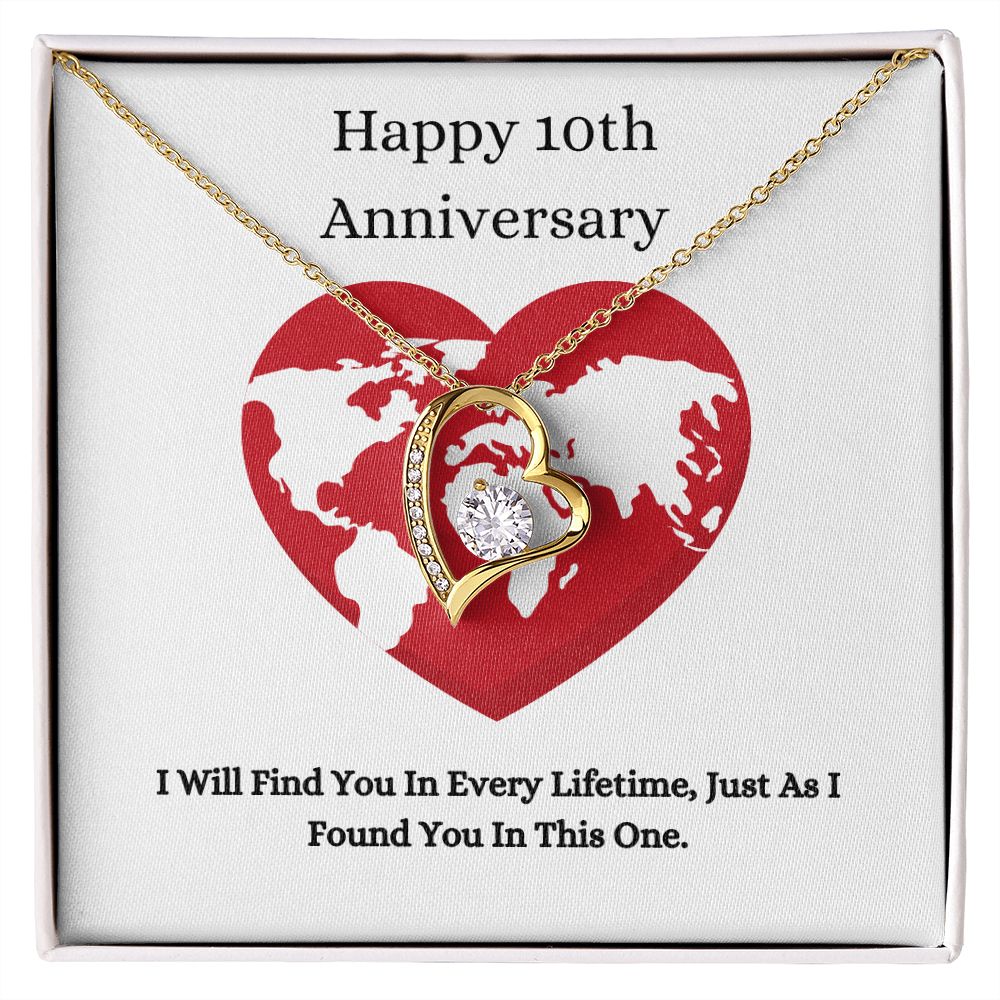 10th Anniversary | Every Lifetime | Forever Love Necklace | Wedding Gift