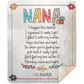 Nana Flower | Flower | Fleece Sherpa Blanket