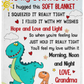 To My Grandson | Dinosaur | Blanket
