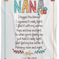 Nana Flower | Flower | Fleece Sherpa Blanket