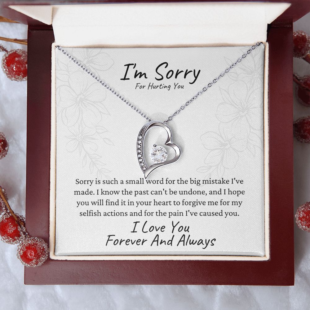 I'm Sorry | Forever Love Necklace | Apology Gift V2
