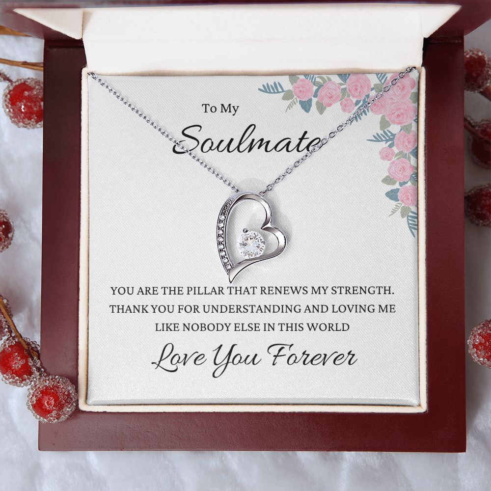 To My Soulmate | Flowers | Forever Love Necklace | Valentines Day Gift