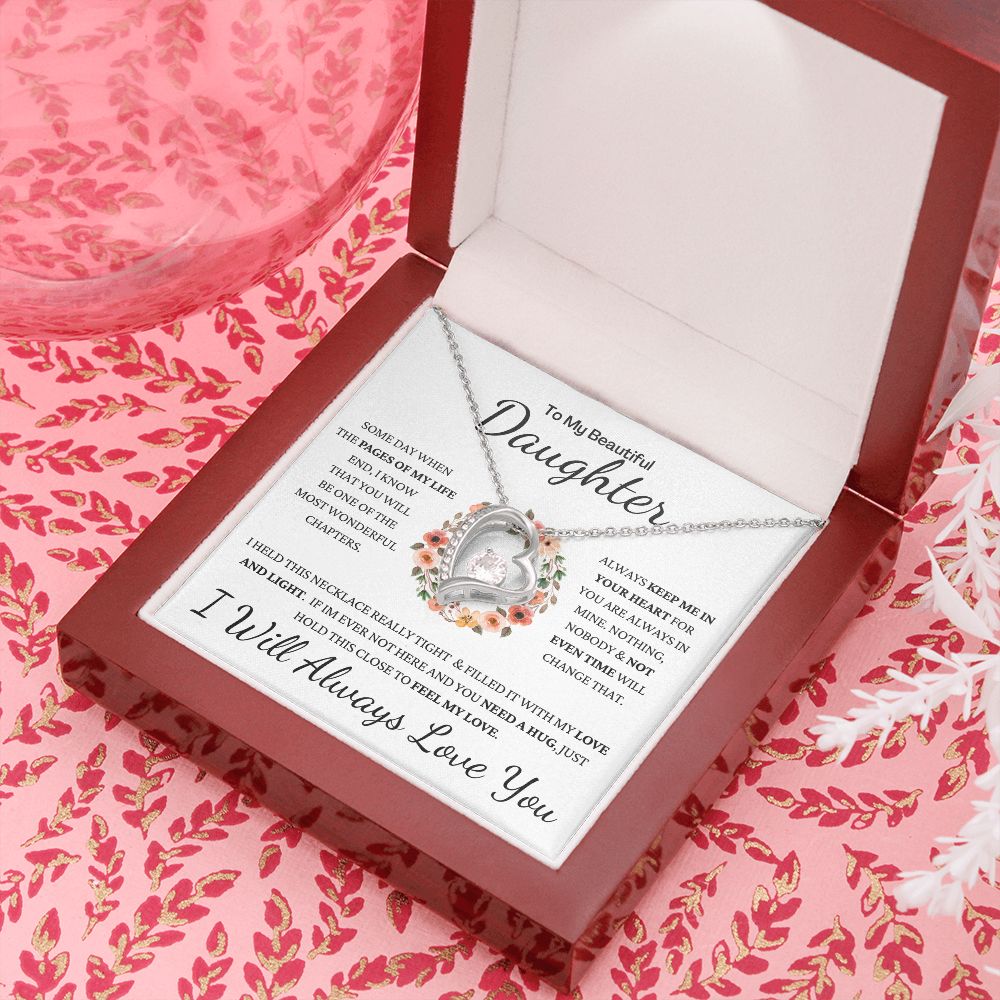 To My Daughter Flower Ring | Forever Love Necklace