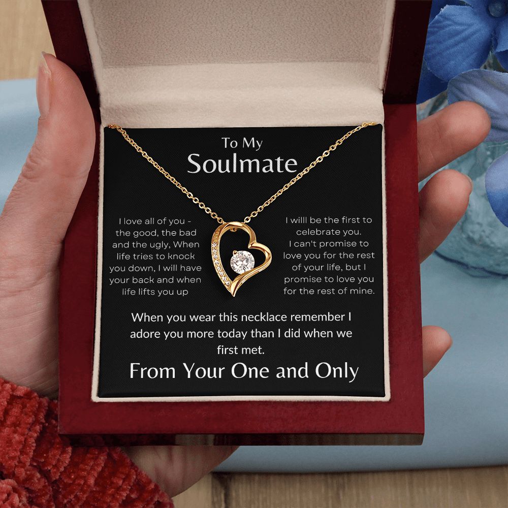To My Soulmate | I Love All of You | Forever Love Necklace