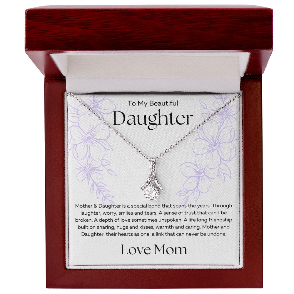 To My Daughter | Bond Love | Alluring Beauty Necklace