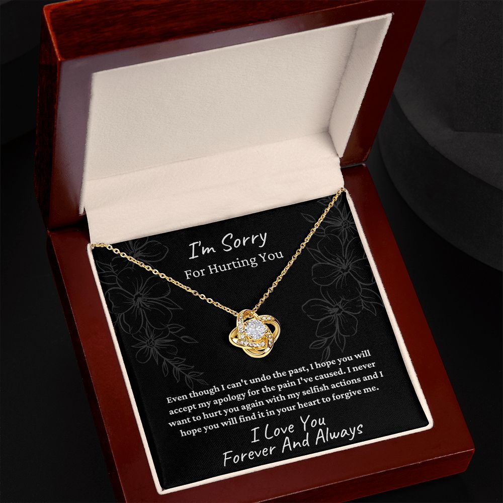 I'm Sorry | Love Knot Necklace | Apology Gift