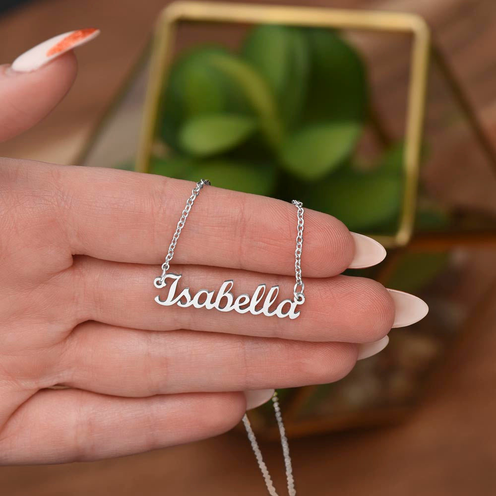 To My Wife Hearts | Twists and Turns | Name Necklace