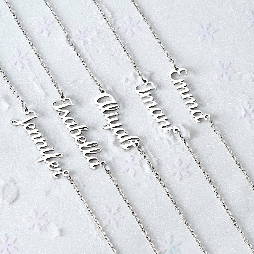 To My Daughter | Spark Bow Gift | Name Necklace