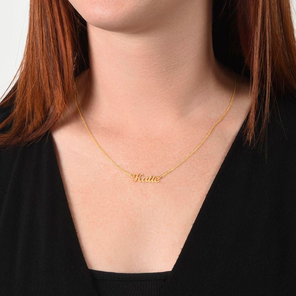 To My Daughter | Bond Love Dad | Name Necklace