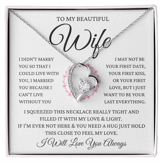 To My Wife | Flower Ring | Forever Love Necklace | Valentines Day Gift