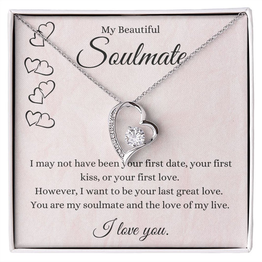 To My Soulmate | Last Love Pink | Forever Love Necklace