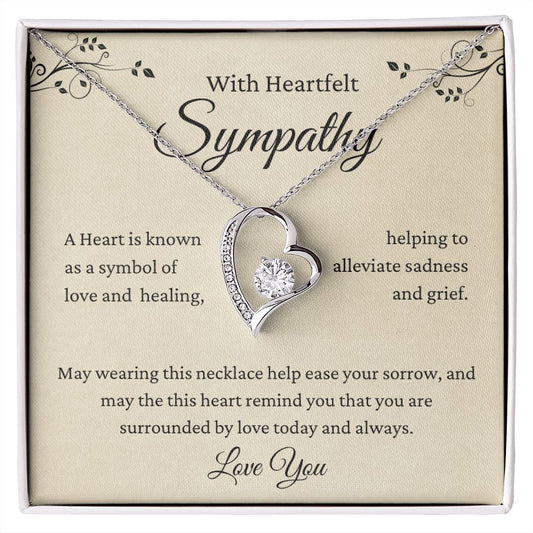 Sympathy | Sorry For Your Lost | Forever Love Necklace