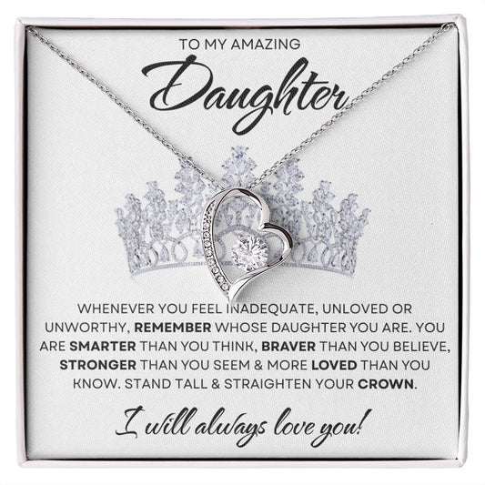 To My Daughter | Crown | Forever Love Necklace