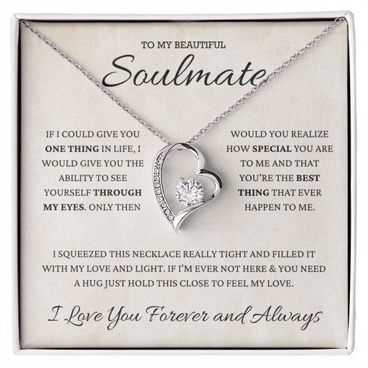 Beautiful Soulmate | One Thing | Forever Love Necklace