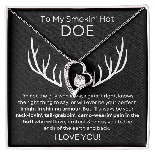 Wife Soulmate Girlfriend | Doe | Forever Love Necklace | Valentine Gift