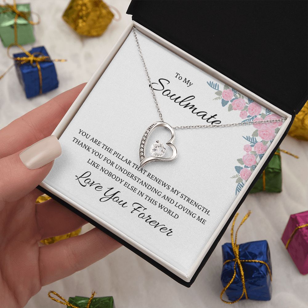 To My Soulmate | Flowers | Forever Love Necklace | Valentines Day Gift