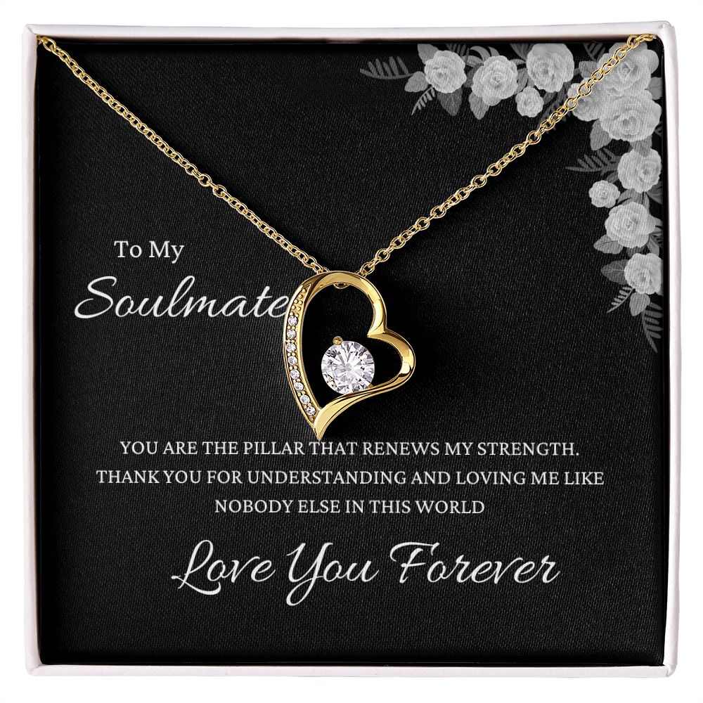 To My Soulmate | BK Rose | Forever Love Necklace