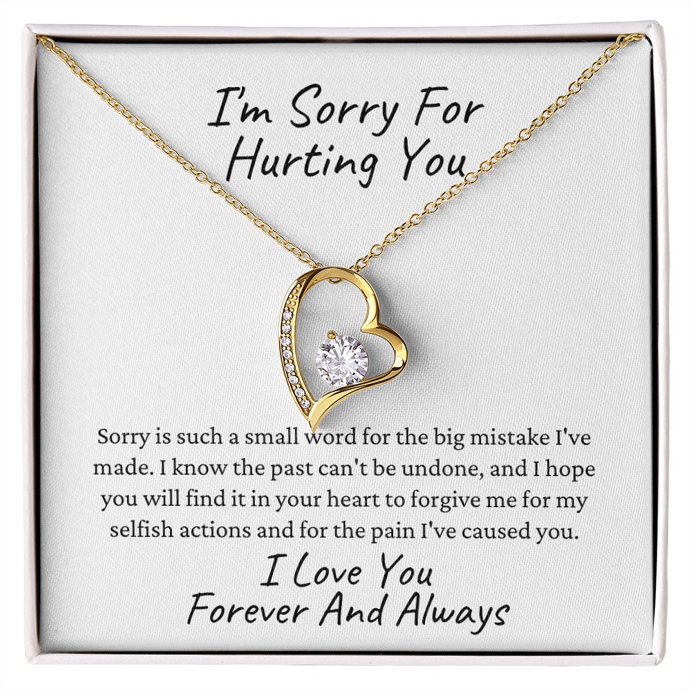 I'm Sorry For Hurting You | Forever Love Necklace