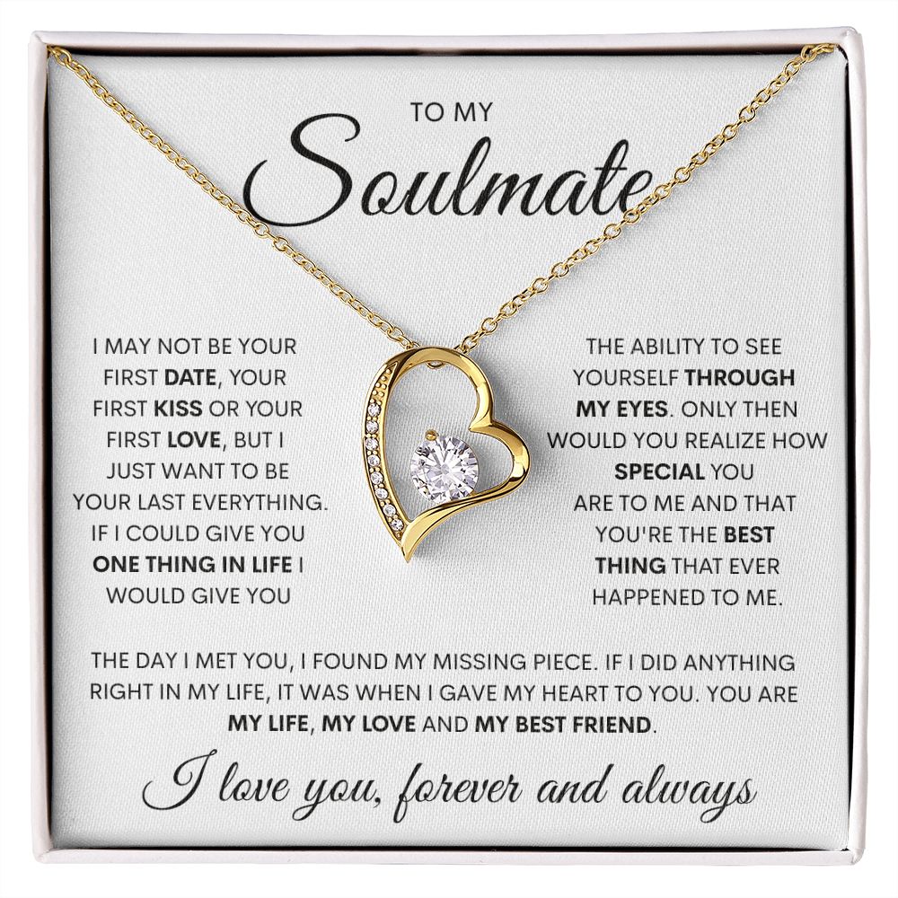 Soulmate | Last Everything | Forever Love Necklace | Valentine Gift