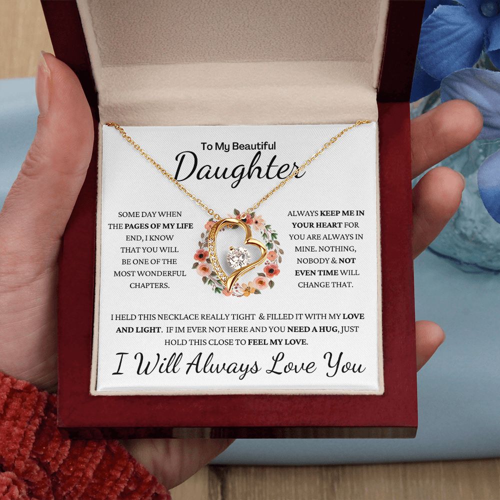 To My Daughter Flower Ring | Forever Love Necklace